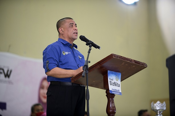 REKA BENTUK MUDAH ALIH, KIOSK BizNita MUDAHKAN PENIAGA WANITA. : 8 APRIL 2021