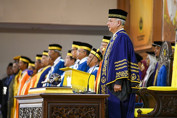 DYMM Paduka Seri Sultan Perak Berkenan Menyempurnakan Istiadat Konvokesyen Ke-15 USAS : 3 Disember 2022