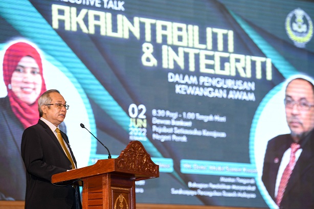Amalkan Budaya Integriti Yang Tinggi Untuk Tangani Rasuah Khusus Dalam Pengurusan Kewangan : 2 Jun 2022