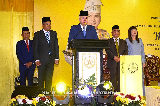 DYMM Paduka Seri Sultan Perak Darul Ridzuan Berkenan Merasmikan Menara HASiL LHDN Teluk Intan : 18 Februari 2025
