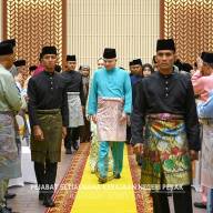DYMM Paduka Seri Sultan Perak Darul Ridzuan Berkenan Berangkat Ke Majlis Santapan Sambutan Hari Raya Aidiladha : 7 Jun 2025